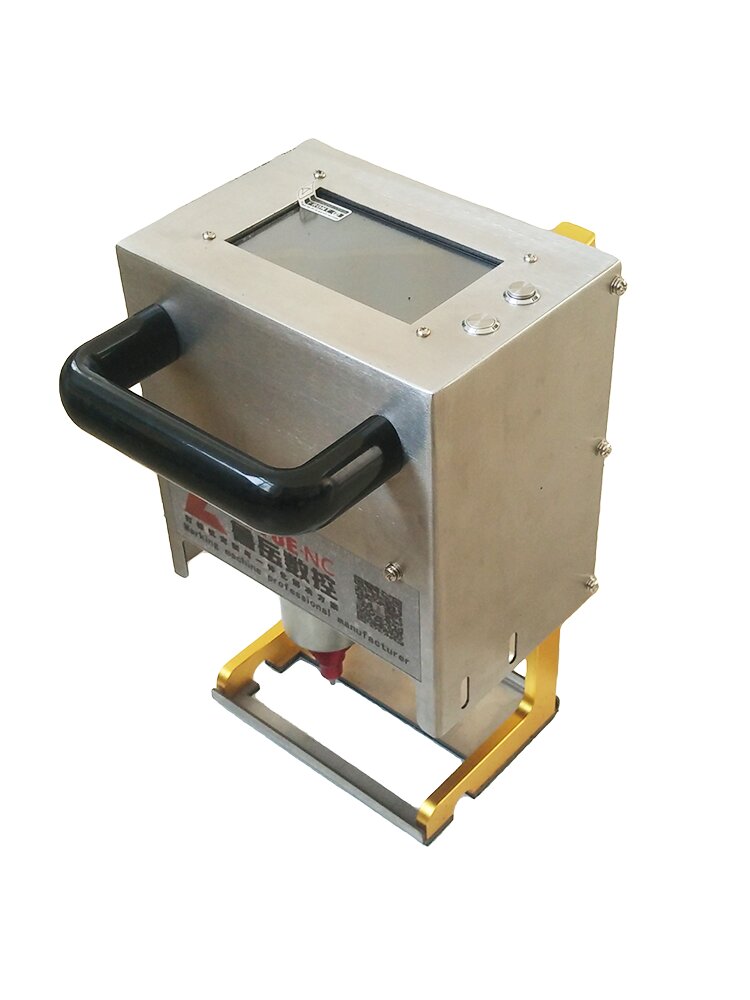 హ్యాండ్‌హెల్డ్ ఎలక్ట్రిక్ చెక్కే యంత్రం, రైల్ స్టీల్ స్టాంప్ కోడింగ్ మెషిన్